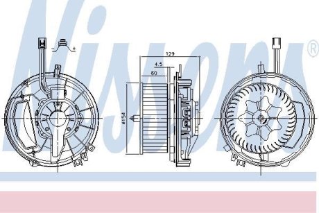 Вентилятор салону NISSENS 87425