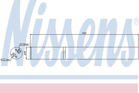 Осушувач радіатора кондиціонера NISSENS 95226