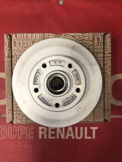 Диск тормозной задний Megane IV с подшипником 1шт RENAULT 432027412R